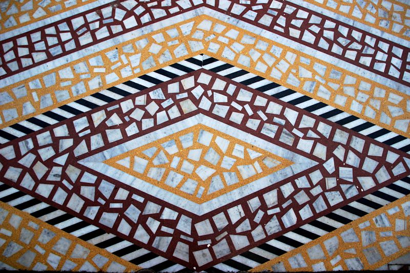 Patterned Floor Tiles